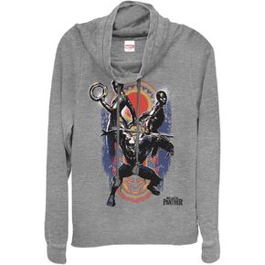 Marvel Universe Big Three Women's Long Sleeve Cowl Neck Pullover in Kuwait