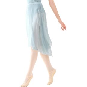 داي دانس تنانير باليه للنساء باللون الاخضر، تنانير رقص شبكية شفافة غير مركزية بطول 22.5 انش (تحت الركبة)، اخضر، مقاس واحد, مجموعة خضراء in Kuwait