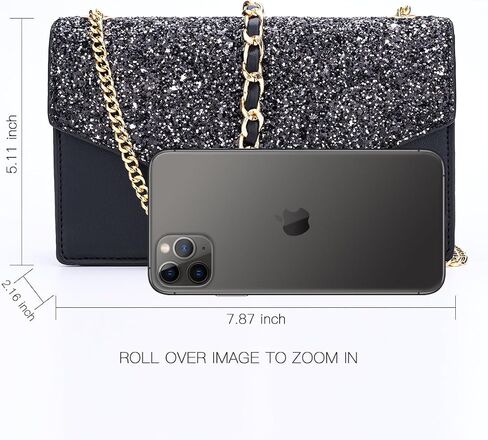 GM LIKKIE Crossbody Clutch Purse for Women, Glitter Evening Bag, Sequin Tassel Wedding Handbag for Party in Saudi Arabia