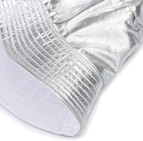 قبعة دلو جلامورستار للنساء، قبعة صياد السمك قابلة للتعبئة، ملابس مزدوجة الجانب in Kuwait