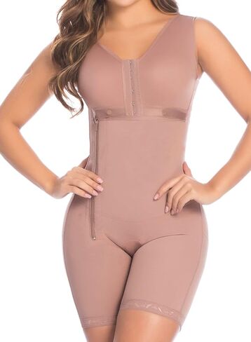 DPRADA Fajas 11215 Full Body Shaper Post Surgery Abdomen Compression Garment with Bra in Saudi Arabia