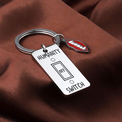BLEOUK The Vampi TV Show Inspired Gift Humanity Switch Off Keychain for Fans Fandom in Saudi Arabia