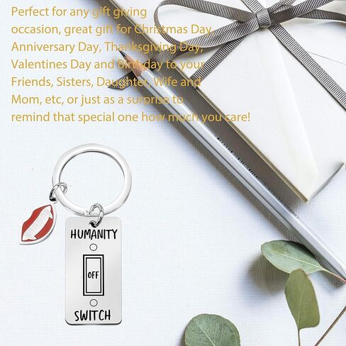 BLEOUK The Vampi TV Show Inspired Gift Humanity Switch Off Keychain for Fans Fandom in Saudi Arabia