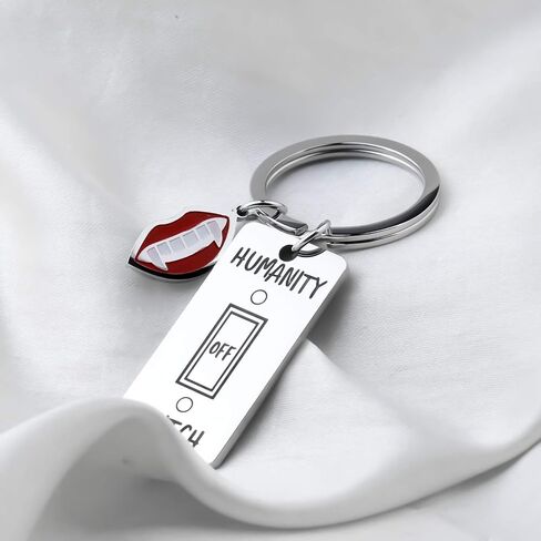 BLEOUK The Vampi TV Show Inspired Gift Humanity Switch Off Keychain for Fans Fandom in Saudi Arabia