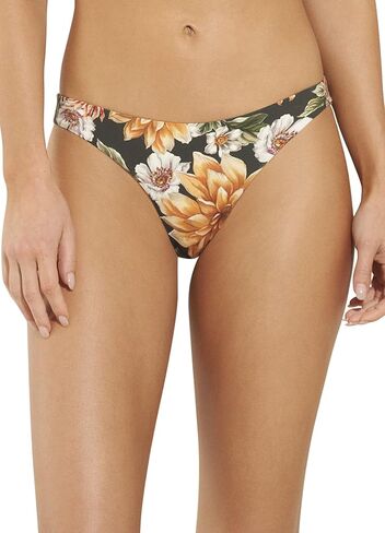 Maaji Flirt Thin Side Reversible Mid Rise Bikini Bottom -Cheeky Cut Bathing Suit Bottom with Bold Print From Recycled Fabric in Saudi Arabia