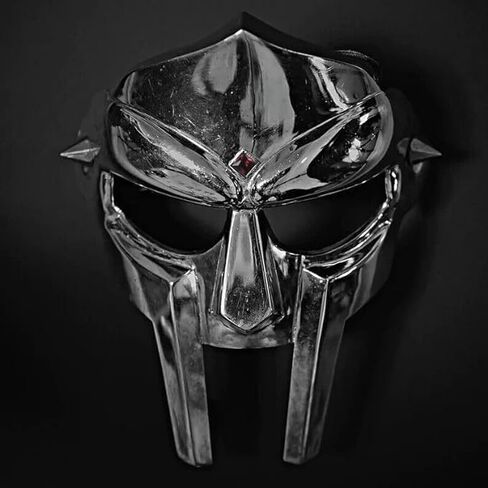 Medieval MF Doom Gladiator Mask Mad-Villain Golden Finish Brass Metal Face Mask Helmet Face Mask for Men's & Kids in Saudi Arabia