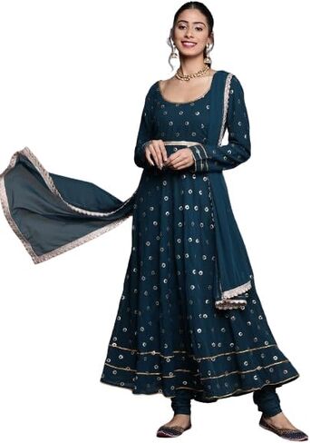 ملابس الحفلات النسائية من DREAMANGEL FASHION، كورتا جورجيت بالترتر مع وشاح in Kuwait