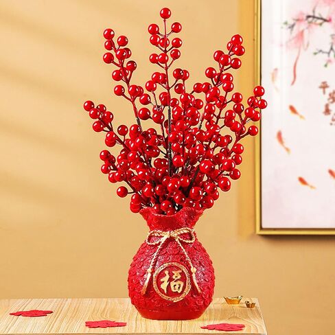 LOONELO 2024 Dragon Chinese New Year Fortune Tree Vase Bucket, Chinese Lucky Money Piggy Bank, Good Luck Fortune Coin Container, Chinese Style Plant Holder for Lunar New Year Eve Party Home Decorations in Saudi Arabia