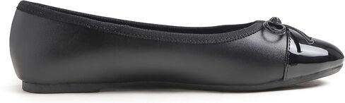 فستان FEVERSOLE النسائي ذو ربطة عنق على شكل فيونكة سهل الارتداء حذاء باليه مسطح عند الأصابع in Kuwait