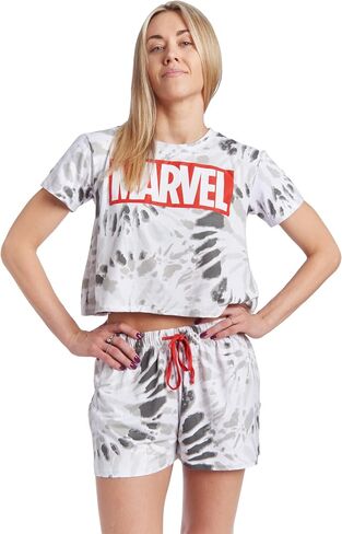 طقم بيجامة وسروال قصير للسيدات من Marvel Avengers Thor: Love & Thunder She-Hulk Guardians of the Galaxy Groot للبالغين in Saudi Arabia