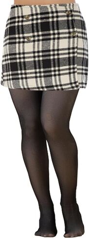 WLLHYF Fleece Lined Tights Winter Warm Leggings Sheer Thick Tights Comfortable Breathable High Waist Footed Leggings Stretchy Slim Fake Pantyhose for Women Girl in Kuwait