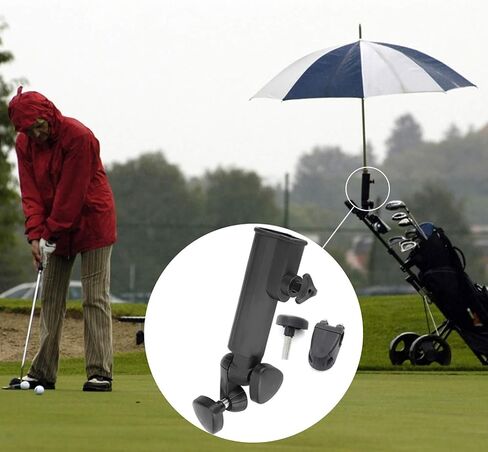 Cart Umbrella Holder, Golf Push Trolley Umbrella Holder Adjustable Umbrella Stand Golf Cart Accessories Caddytek Umbrella Holder in Saudi Arabia