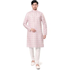 Tathastu Mens Cotton Kurta Pajama Set in Kuwait