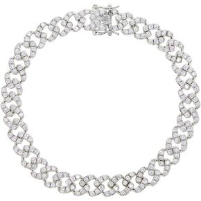 ATJMLADY 8MM White Pink Cz Miami Cuban Link Chain Anklet For Women 9" 10" Ice Out Girl Summer Jewelry in Kuwait
