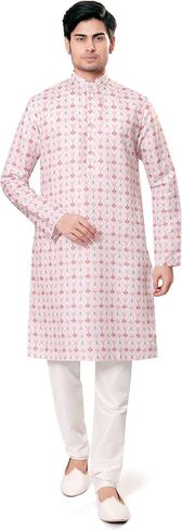 Tathastu Mens Cotton Kurta Pajama Set in Kuwait