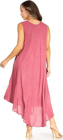 Sakkas Starlight Fourth Women's Tie Dye Caftan Tank Dress/Cover Up Beach Kaftan in Saudi Arabia