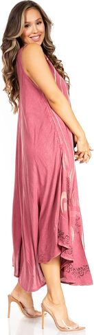 Sakkas Starlight Fourth Women's Tie Dye Caftan Tank Dress/Cover Up Beach Kaftan in Saudi Arabia