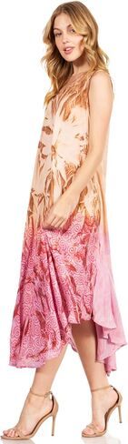 Sakkas Starlight Fourth Women's Tie Dye Caftan Tank Dress/Cover Up Beach Kaftan in Saudi Arabia