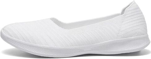 konhill Women's Slip on Loafers - Comfy Walking Tennis Low-Top Ballet Flat Nurse Shoes Casual Sneakers in Saudi Arabia