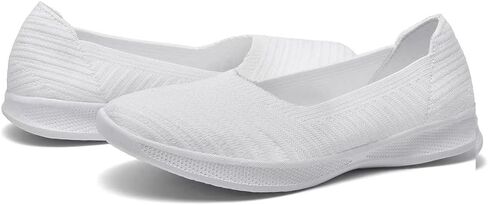 konhill Women's Slip on Loafers - Comfy Walking Tennis Low-Top Ballet Flat Nurse Shoes Casual Sneakers in Saudi Arabia