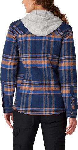 Dickies Women's Flannel Hooded Shirt Jacket in Saudi Arabia