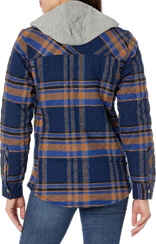 Dickies Women's Flannel Hooded Shirt Jacket in Saudi Arabia