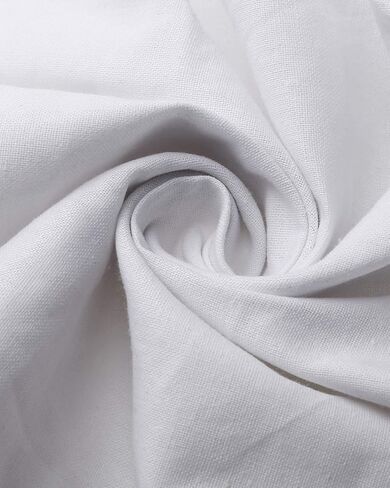 Jacansi Women's Cotton Linen Dress with Pocket Oversized Loose Dress Kaftan Dress in Saudi Arabia