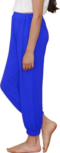 سراويل Loxdonz البناتية الفضفاضة الكاجوال الفضفاضة للأطفال رياضية للرقص واليوجا in Kuwait