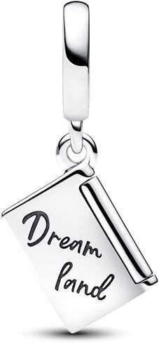 Pandora Openable Passport Dangle Charm - Bracelet Charm Moments Bracelets - Great Gift for Her - Sterling Silver & Enamel with Blue Cubic Zirconia - With Gift Box in Saudi Arabia