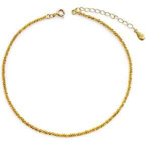 خلخال من الفضة الإسترلينية عيار 925 من Positivelady، سوار كاحل مطلي بالذهب عيار 14 قيراط، أنماط سلسلة فراشة متقاطعة للنساء والفتيات، هدية رومانسية حلوة قابلة للتعديل in Kuwait