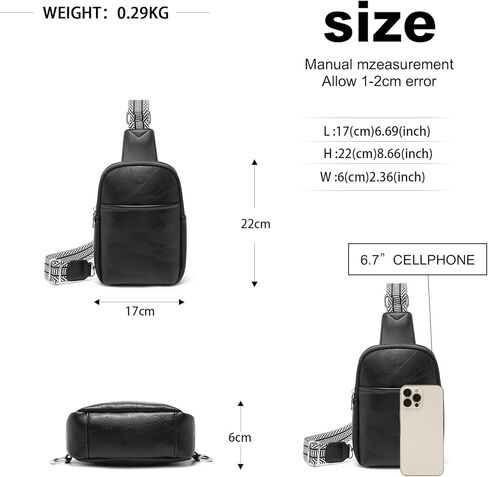 حقيبة ميس لولو سلينغ للنساء، حقائب صدر جلدية مضادة للسرقة ومحفظة كروس للسفر المدرسي in Kuwait