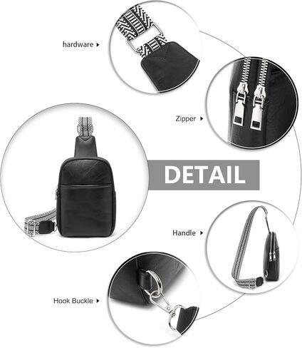 حقيبة ميس لولو سلينغ للنساء، حقائب صدر جلدية مضادة للسرقة ومحفظة كروس للسفر المدرسي in Kuwait