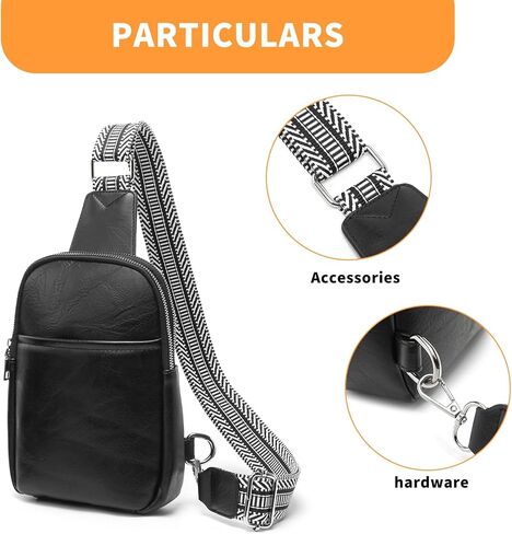 حقيبة ميس لولو سلينغ للنساء، حقائب صدر جلدية مضادة للسرقة ومحفظة كروس للسفر المدرسي in Kuwait