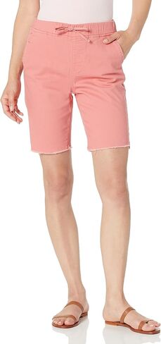 Royalty For Me Women's Petite Elastic Bermuda with Fray Hem in Saudi Arabia