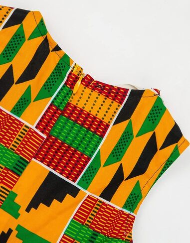 فساتين HongyuAmy للفتيات بطباعة إفريقية in Kuwait