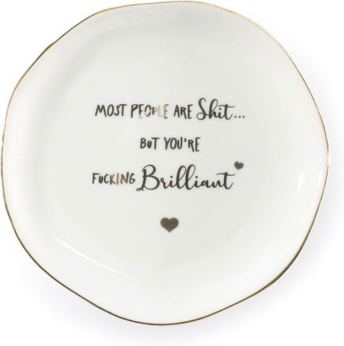 Inspirational Gifts for Women Ring Dish - You are Amazing So This is Reminder Ceramic Jewelry Dish Tray Encouragement Birthday Gifts for Sister Daughter Niece in Saudi Arabia