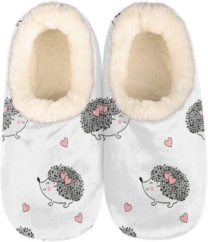 House Slippers for Women Men, Fuzzy Feet Slippers Memory Foam Slippers Fleece Lining Closed Back Home Shoes Anti Skid Slippers Indoor Outdoor Slippers in Saudi Arabia