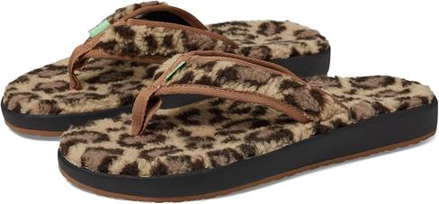 شبشب Sanuk Furreal St Cheetah Flip Flop للبالغين من الجنسين in Kuwait