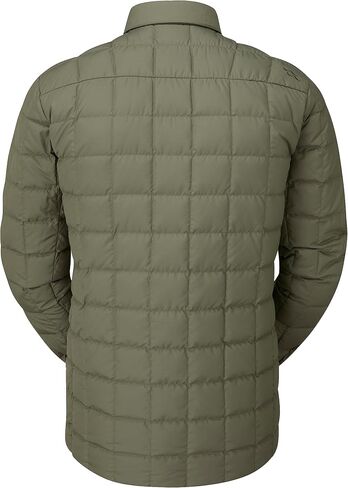 RAB Men’s Downtime Shirt Down Insulated Button-Down Jacket for Hiking, Camping & Casual Use in Saudi Arabia