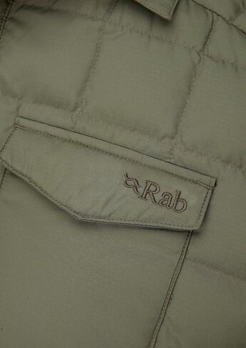 RAB Men’s Downtime Shirt Down Insulated Button-Down Jacket for Hiking, Camping & Casual Use in Saudi Arabia
