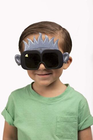 قناع إكسسوارات أزياء الشخصيات الرسمية من Sun-Staches Trolls، عدسات UV400 - مقاس واحد يناسب الجميع in Saudi Arabia