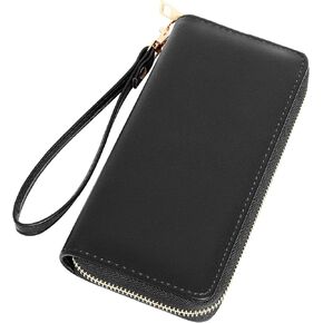 VOCUS Womens Wristlet Wallet Zip Around Clutch Wallet Large RFID Blocking PU Leather Bifold with Phone Holder for Travel in Kuwait