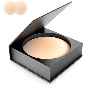 غطاء الحلمة - فطائر حلمة سيليكون لاصقة - أغطية حلمة فطيرة قابلة لإعادة الاستخدام للنساء مع صندوق سفر أسود in Kuwait