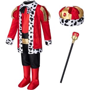Elibelle Boys Dress-Up Royal Outfits Prince Charming Birthday Halloween Costume Cosplay for Kids