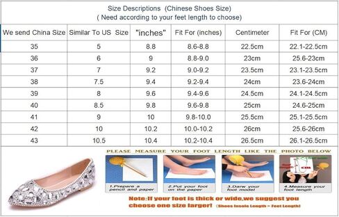 أحذية نسائية مسطحة مصنوعة يدويًا بالكامل من حجر الراين والكريستال بمقدمة مدببة للنساء مقاس كبير أحذية حفلات الزفاف أحذية باليه مسطحة in Kuwait