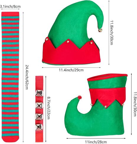Hooqict Christmas Decor Hat Green in Kuwait