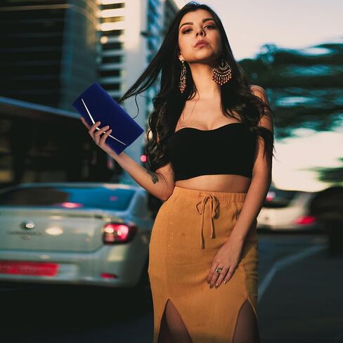 حقيبة يد نسائية للسهرة من Pinprin للسيدات وحفلات الزفاف وحفلات الزفاف ومحفظة للحفلات مع سلسلة قابلة للفصل in Kuwait