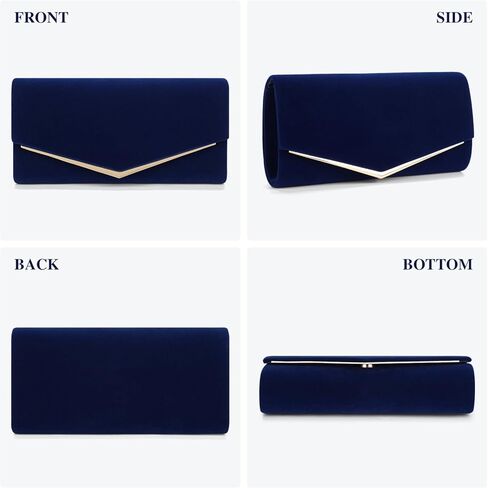 حقيبة يد نسائية للسهرة من Pinprin للسيدات وحفلات الزفاف وحفلات الزفاف ومحفظة للحفلات مع سلسلة قابلة للفصل in Kuwait