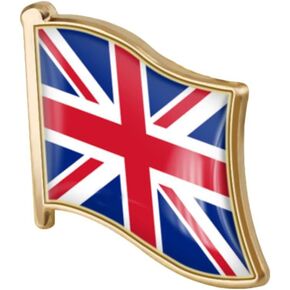 vmcoatdu Country Flag Pin Badge International Travel Brooch Metal Alloy Souvenir Pin for Hat Clothes Backpack