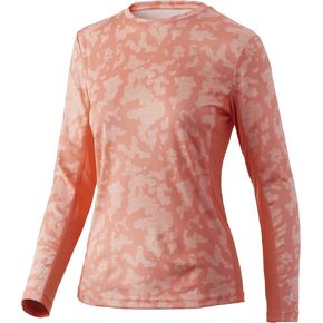 HUK Women's Icon X Camo Long Sleeve Shirt |Performance Fishing Shirt in Kuwait